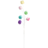 25" Multicolor Macaron Pastries Spray