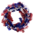 20" Red, White, & Blue Tinsel Wreath