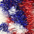 20" Red, White, & Blue Tinsel Wreath
