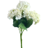 17" Real Touch Hydrangea Bush - Cream