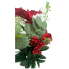 22" Poinsettia & Delphinium Mixed Bush