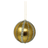 4" Gold Satin Ball with Jems Ornament
