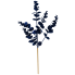 30" Glitter Eucalyptus Pick - Deep Blue