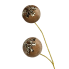 27" Velvet Balls w/ Sequins Spray- Tan