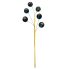 27" Velvet Balls w/ Sequins Spray- Turquoise