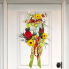 Spring Wreath with Sunflowers and Ladybugs
