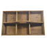 21" 6-section Wooden Tray