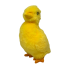 6" Fuzzy Duck Decor