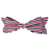 23" Red, White & Blue Velvet Bow
