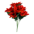21" Red Sun Flower Bush
