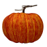8" Decorative Styrofoam Wrapped Pumpkin