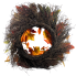 24" Sunburst Pumpkin Wreath