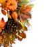 24" Sunburst Pumpkin Wreath
