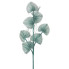31" Coral Leaf Fan Spray - Aqua