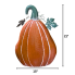 Metal Pumpkin Rustic Orange- Set of 3
