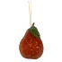 4" Beaded Pear Ornament