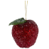 4" Beaded Apple Ornament