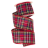 2.5" x 10yd Red, Blue & Gold Tartan Plaid Wired Ribbon