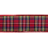 2.5" x 10yd Red, Blue & Gold Tartan Plaid Wired Ribbon