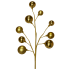 31" Shiny/Matte Ball Ornament Spray - Gold