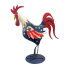 12.5" Metal Patriotic Rooster