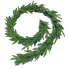 9' x 14" Emerald Angel Pine Garland w/ 300 Tips