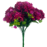 14.5" Mini Mum & Buds Mixed Bush - Burgundy