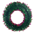 Mum Wreath 22" - UV Protected Burgundy / Purple