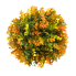 11.5" UV Eucalyptus Topiary Ball - Orange