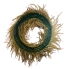 24" UV Bead Grass Wreath- Beige
