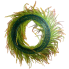 24" UV Bead Grass Wreath- Autumn