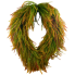 26" UV Oval Bead Grass Wreath- Autumn