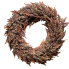 24" Squirrel Foot Wreath - Rush Brown