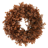 10" UV Boxwood Wreath - Caramel Brown