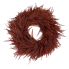 28" Round UV Bead Grass Wreath - Brown Red