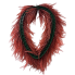 34" Oval Bead Grass Wreath- Rust Red