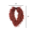 34" Oval UV Bead Grass Wreath - Brown Red