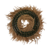 28" Round UV Bead/Mixed Grass Wreath- Beige