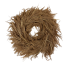 28" Round UV Bead/Mixed Grass Wreath- Beige