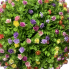 13.5" Eucalyptus Flower Mix Orb Topiary Ball