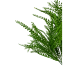 16" Artificial Bead Grass Bush- Dark Green