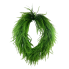 26" Oval Beaded Grass Mixed Wreath