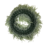 28" Round UV Bead Grass Wreath- Frosted Green