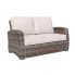 Catalina Silver Oak Loveseat