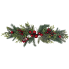 29" Frosted Greenery w/ Berries and Ornaments Swag