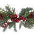 29" Frosted Greenery w/ Berries and Ornaments Swag