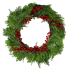 22" Floral Pine/Berry Wreath