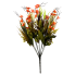 21" Orange Blooms with Greenery & Branches