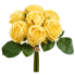8.5" Rose Bouquet - Yellow