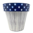 8.5" American Flag Planter